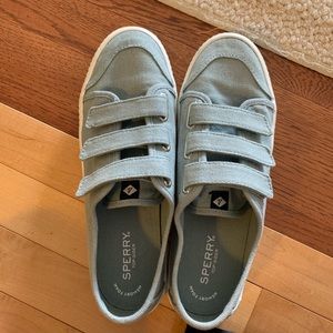 Memory Foam Blue Sperry Shoes